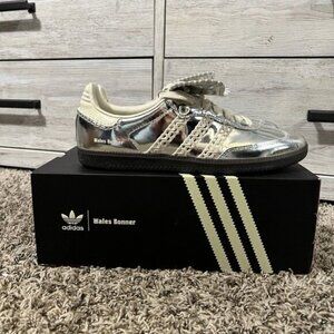 Adidas Samba x Wales Bonner Silver Metallic